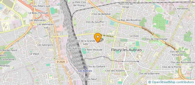 localisation de l'entreprise COLLEGE ANDRE CHENE LES JACOBINS à FLEURY LES AUBRAIS