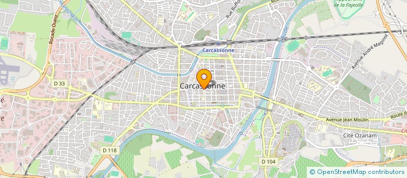 localisation de l'entreprise COLLEGE ANDRE CHENIER  CARCASSONNE