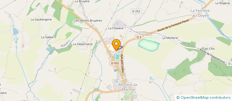 localisation de l'entreprise COLLEGE ANDRE COLLET à MOULINS-LA-MARCHE