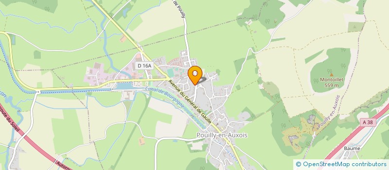 localisation de l'entreprise COLLEGE ANDRE LALLEMAND  POUILLY-EN-AUXOIS