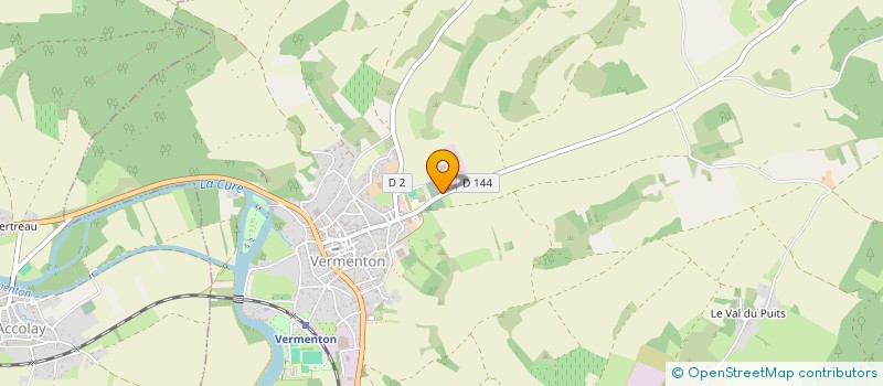 localisation de l'entreprise COLLEGE ANDRE LEROI-GOURHAN  VERMENTON