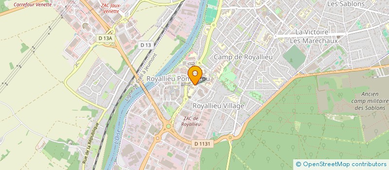 localisation de l'entreprise COLLEGE ANDRE MALRAUX  COMPIEGNE