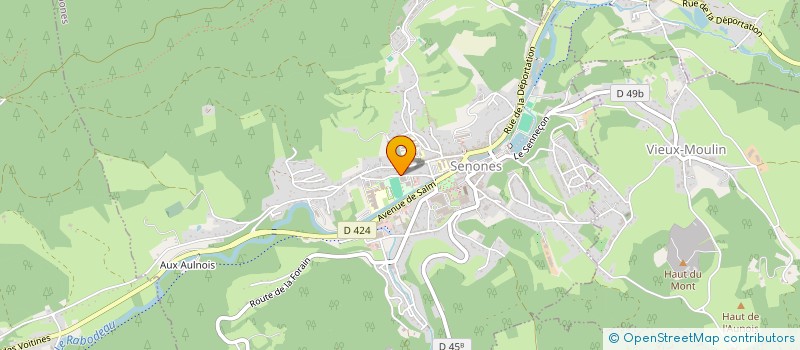 localisation de l'entreprise COLLEGE ANDRE MALRAUX  SENONES