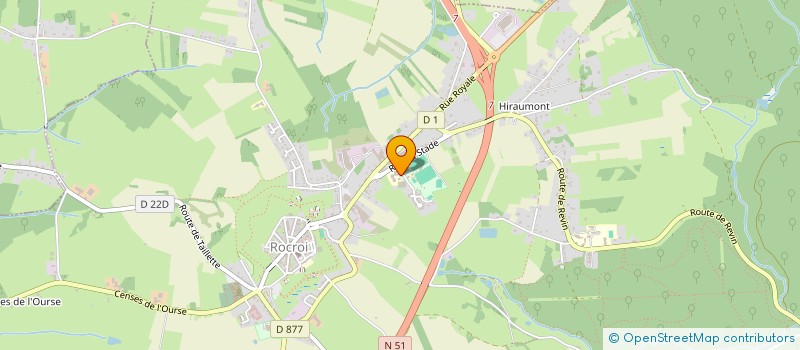 localisation de l'entreprise COLLEGE ANDREE VIENOT  ROCROI