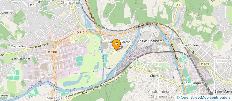 localisation de l'entreprise COLLEGE ANNE FRANK  PERIGUEUX