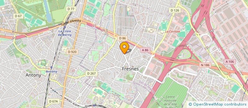 localisation de l'entreprise COLLEGE ANTOINE DE SAINT-EXUPERY  FRESNES