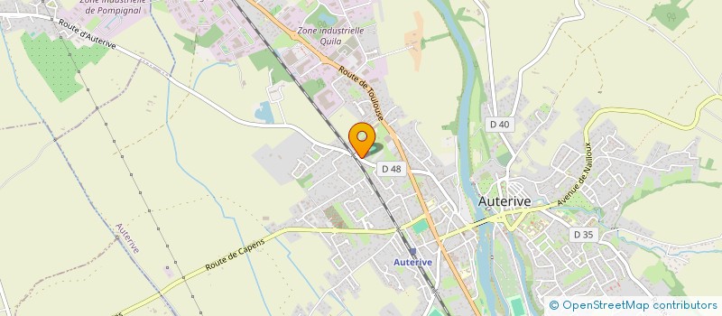 localisation de l'entreprise COLLEGE ANTONIN PERBOSC  AUTERIVE