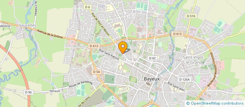 localisation de l'entreprise COLLEGE ARCHITECTES BATISSEURS  BAYEUX