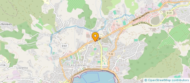 localisation de l'entreprise COLLEGE ARTHUR GIOVONI à AJACCIO