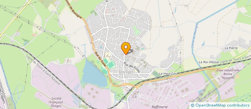 localisation de l'entreprise COLLEGE ARTHUR RIMBAUD  DONGES