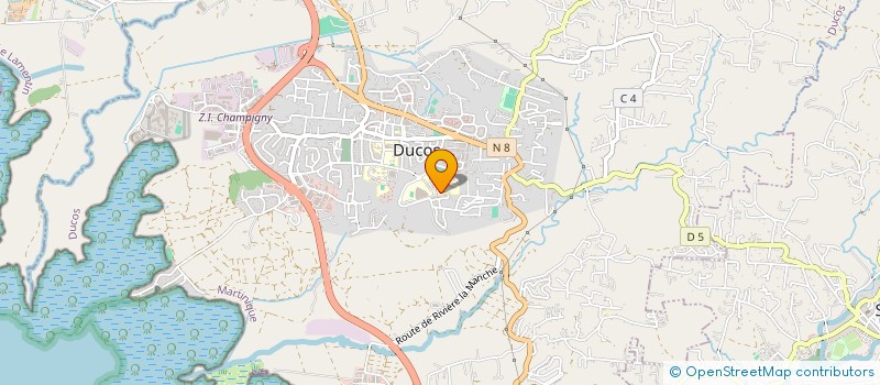 localisation de l'entreprise COLLEGE ASSELIN DE BEAUVILLE à DUCOS