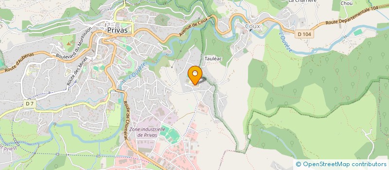 localisation de l'entreprise COLLEGE B DE VENTADOUR à PRIVAS