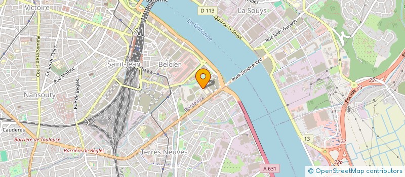 localisation de l'entreprise COLLEGE BELCIER à BORDEAUX