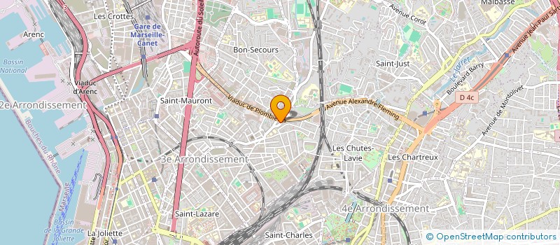 localisation de l'entreprise COLLEGE BELLE DE MAI à MARSEILLE
