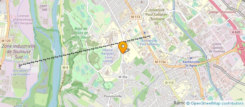 localisation de l'entreprise COLLEGE BELLEVUE à TOULOUSE