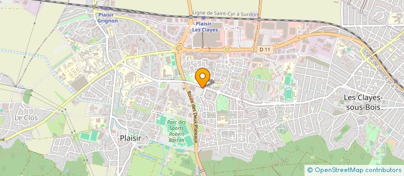 localisation de l'entreprise COLLEGE BLAISE PASCAL  PLAISIR