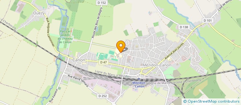 localisation de l'entreprise COLLEGE BORIS VIAN  MEZIDON VALLEE D'AUGE