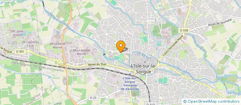 localisation de l'entreprise COLLEGE BOUIN JEAN à L'ISLE-SUR-LA-SORGUE