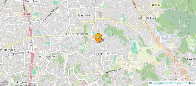 localisation de l'entreprise COLLEGE CAILLOLS à MARSEILLE