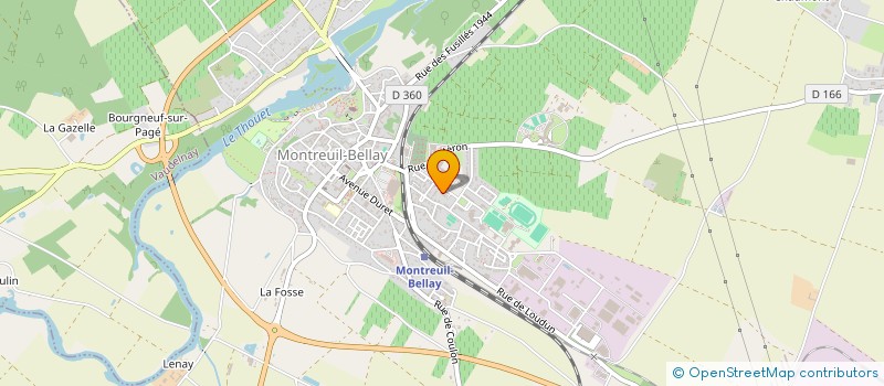 localisation de l'entreprise COLLEGE CALYPSO  MONTREUIL-BELLAY