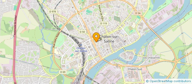 localisation de l'entreprise COLLEGE CAMILLE CHEVALIER à CHALON-SUR-SAONE