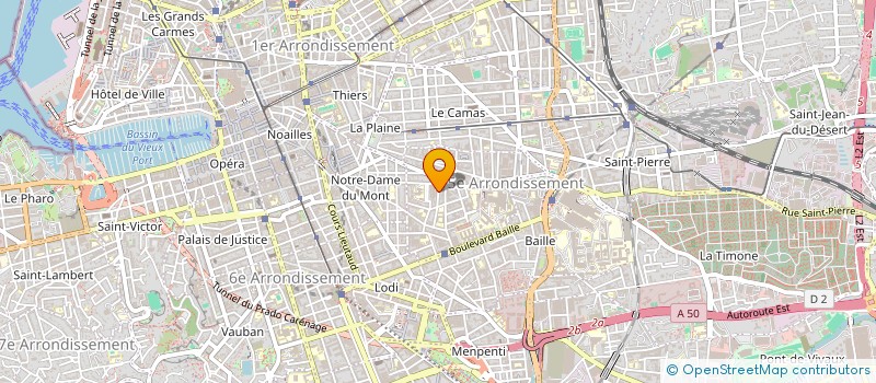 localisation de l'entreprise COLLEGE CAMPAGNE FRAISSINET à MARSEILLE
