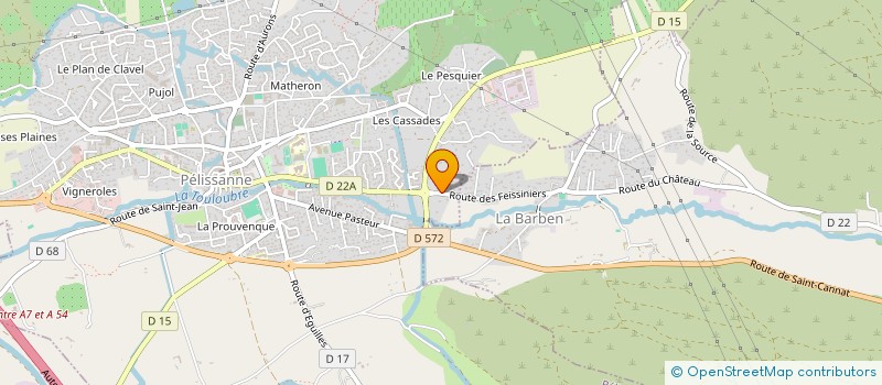 localisation de l'entreprise COLLEGE CARCASSONNE  PELISSANNE