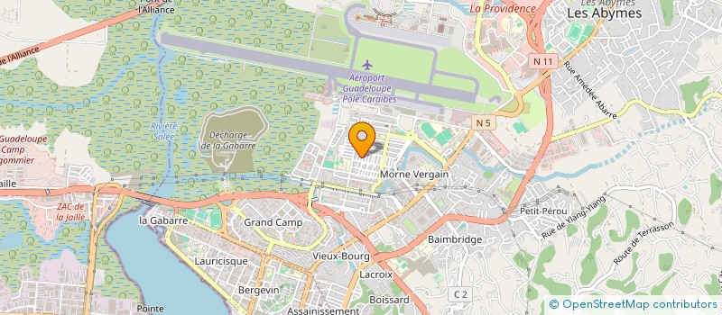 localisation de l'entreprise COLLEGE CARIBEEN DE MEDECINE D'URGENCE à LES ABYMES