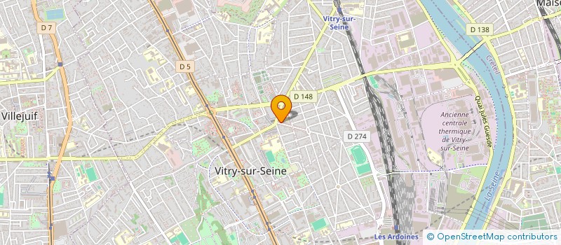 localisation de l'entreprise COLLEGE CASANOVA à VITRY-SUR-SEINE