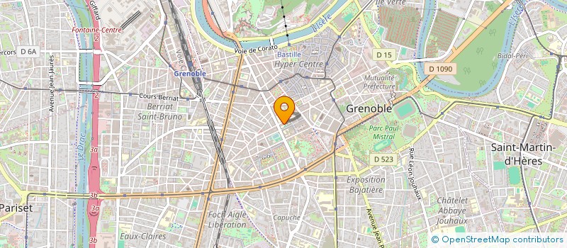 localisation de l'entreprise COLLEGE CHAMPOLLION à GRENOBLE