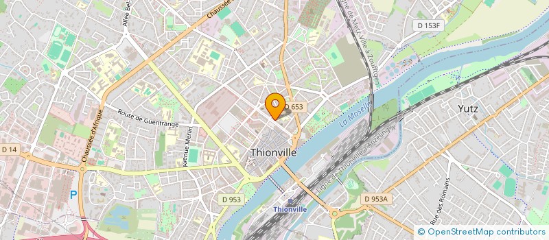 localisation de l'entreprise COLLEGE CHARLEMAGNE  THIONVILLE