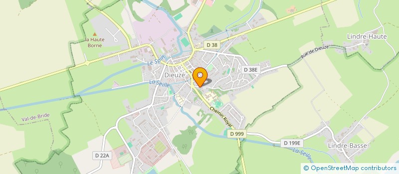 localisation de l'entreprise COLLEGE CHARLES HERMITE  DIEUZE