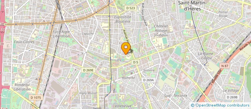 localisation de l'entreprise COLLEGE CHARLES MUNCH à GRENOBLE