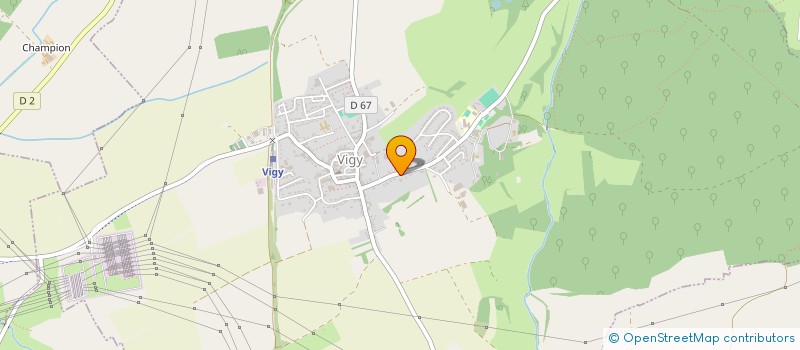 localisation de l'entreprise COLLEGE CHARLES PEGUY  VIGY