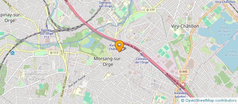 localisation de l'entreprise COLLEGE CHARLES PEGUY  MORSANG-SUR-ORGE