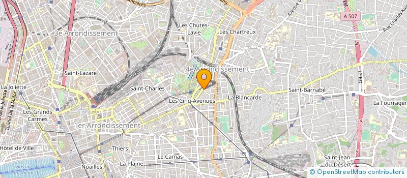 localisation de l'entreprise COLLEGE CHARTREUX à MARSEILLE