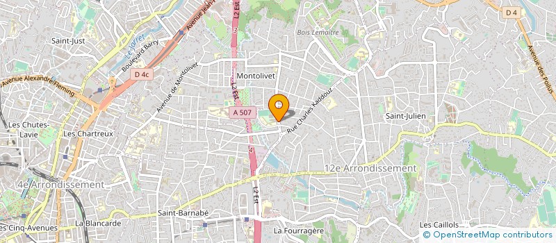 localisation de l'entreprise COLLEGE CHENIER ANDRE à MARSEILLE