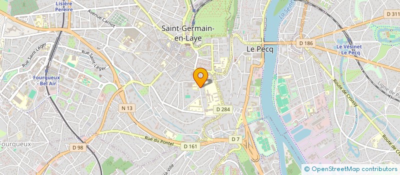 localisation de l'entreprise COLLEGE CLAUDE DEBUSSY  SAINT-GERMAIN-EN-LAYE