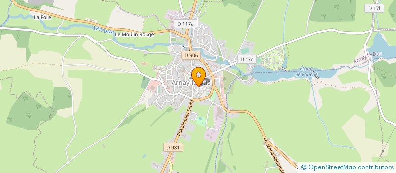 localisation de l'entreprise COLLEGE CLAUDE GUYOT à ARNAY-LE-DUC
