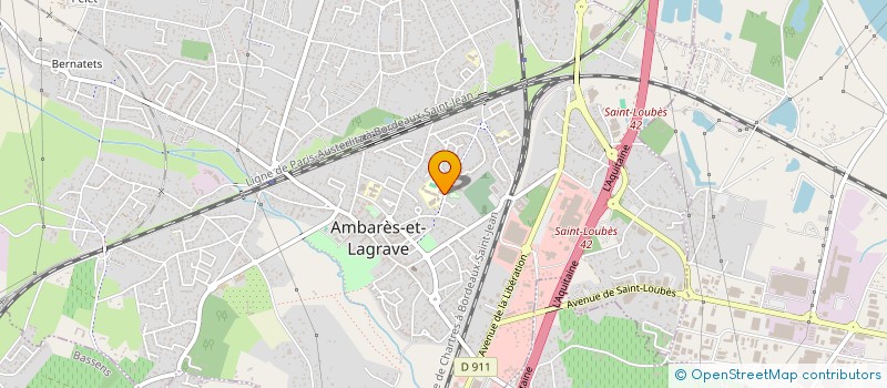 localisation de l'entreprise COLLEGE CLAUDE MASSE  AMBARES-ET-LAGRAVE