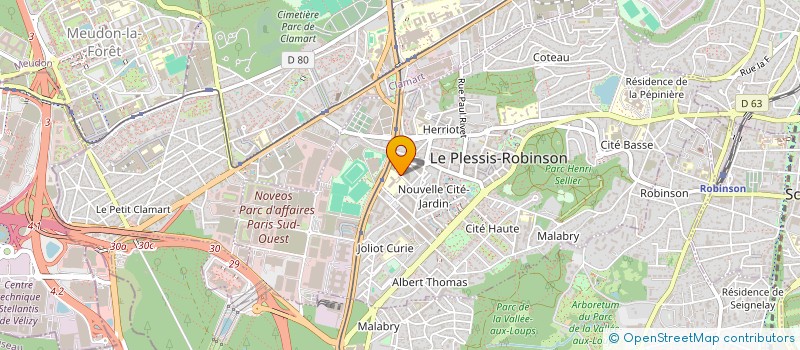 localisation de l'entreprise COLLEGE CLAUDE-NICOLAS LEDOUX à LE PLESSIS-ROBINSON