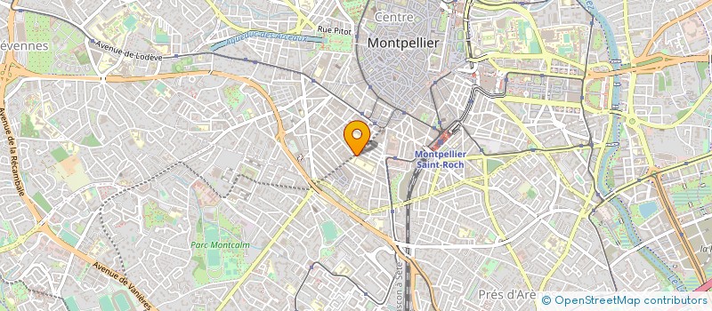 localisation de l'entreprise COLLEGE CLEMENCEAU à MONTPELLIER