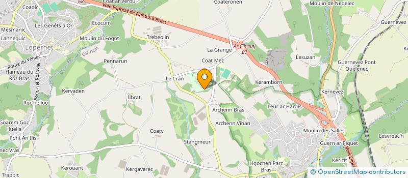 localisation de l'entreprise COLLEGE COAT-MEZ à DAOULAS