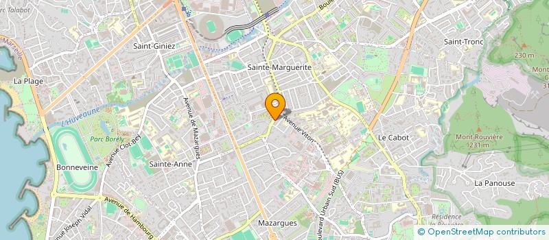 localisation de l'entreprise COLLEGE COIN JOLI SEVIGNE à MARSEILLE