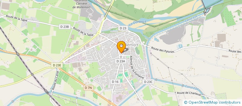 localisation de l'entreprise COLLEGE COLLINES DURANCE à MALLEMORT