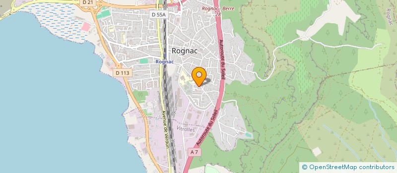 localisation de l'entreprise COLLEGE COMMANDANT COUSTEAU  ROGNAC