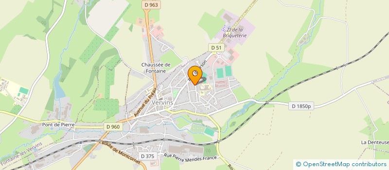 localisation de l'entreprise COLLEGE CONDORCET à VERVINS