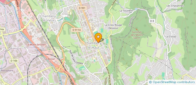 localisation de l'entreprise COLLEGE COTE ROUSSE  CHAMBERY