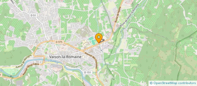 localisation de l'entreprise COLLEGE D ARBAUD JOSEPH  VAISON-LA-ROMAINE