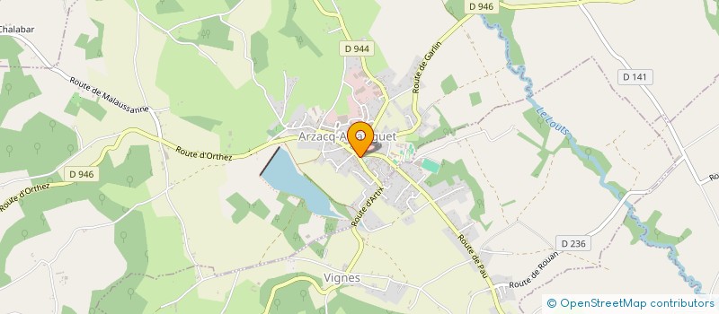 localisation de l'entreprise COLLEGE D'ARZACQ ARRAZIGUET à ARZACQ-ARRAZIGUET